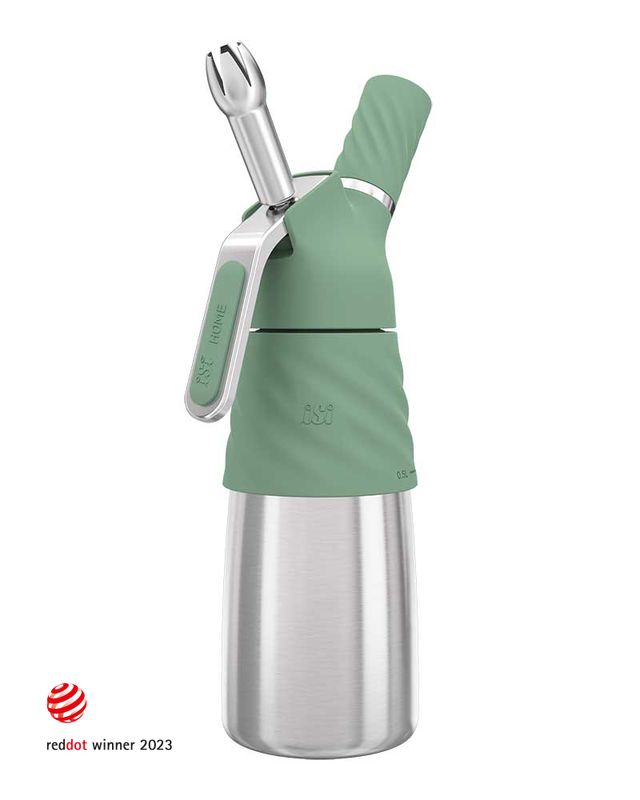 Das Bild zeigt den Creative Whip in grün vor weißem Hintergrund.