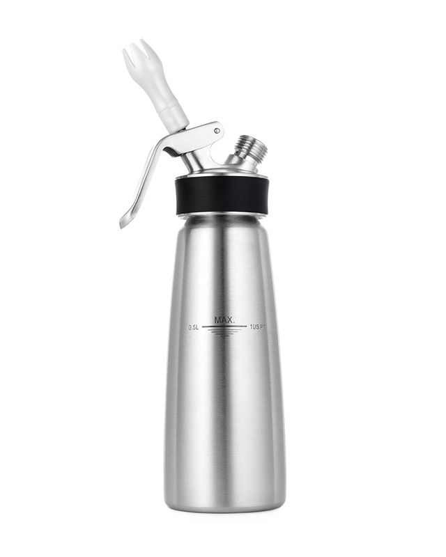 Das Bild zeigt einen iSi Cream Profi Whip vor weißem Hintergrund.